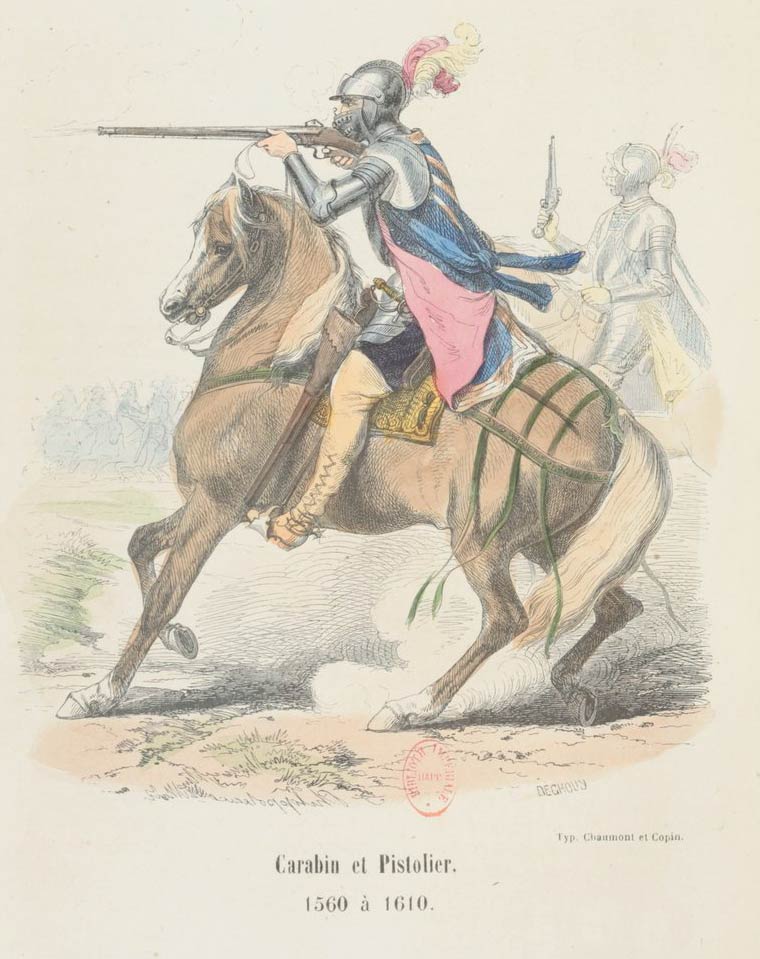 Carabin (1560) / Histoire de l'armée et de tous les régiments | Pascal Adrien | 1860