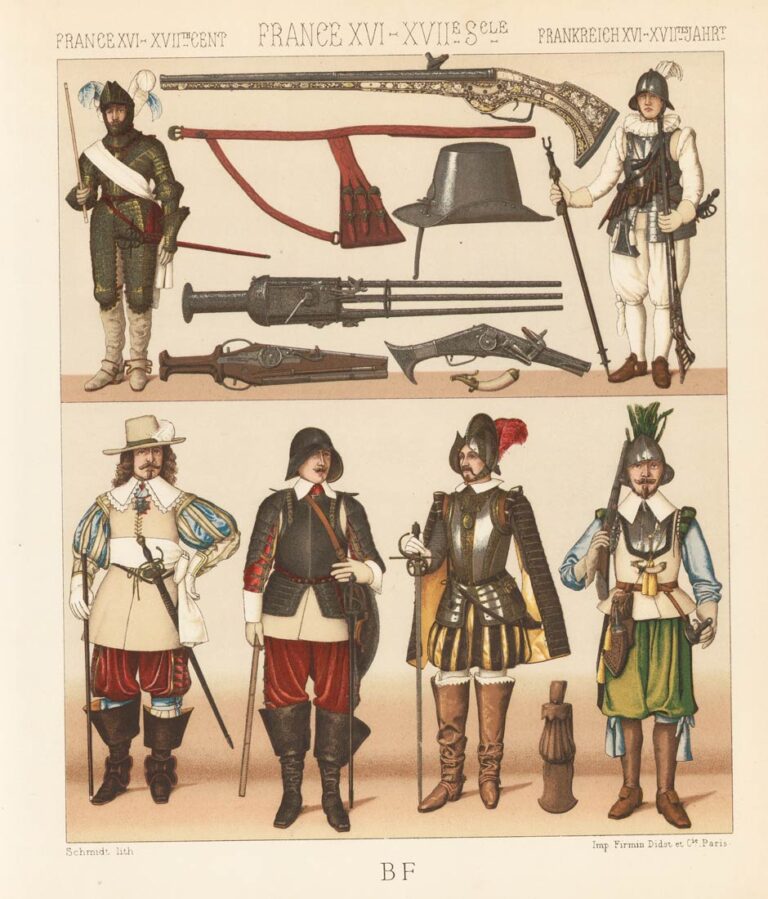 Costumes militaires français (XVIe-XVII)